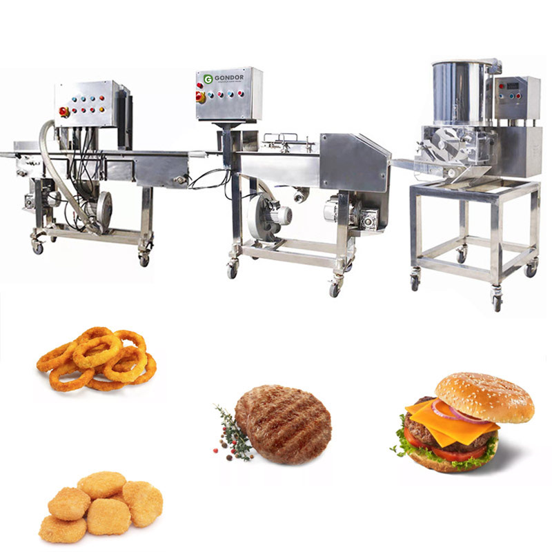 meat patty production line